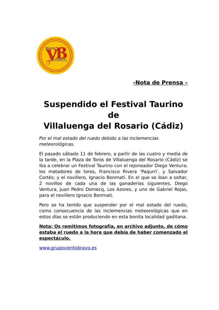 Villaluenga del Rosario 2017 - Suspensión Festival-1