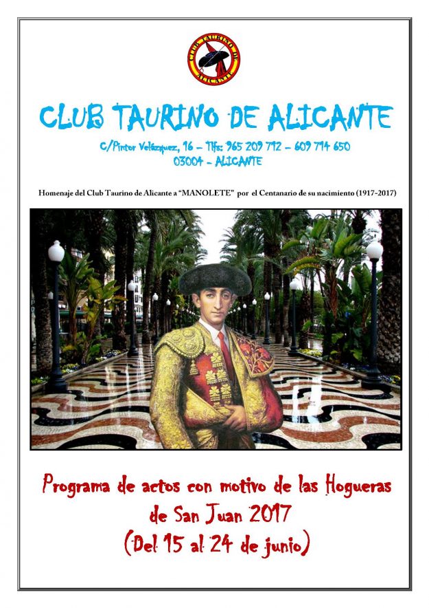 Programa Actos Club Taurino de Alicante Hogueras 2017-page-001