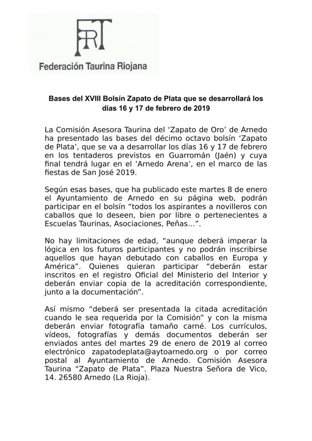 XVIII Bolsin Zapato de Plata-1