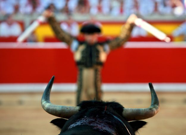 CORRIDA EN LA PLAZA DE TOROS DE PAMPLONA
