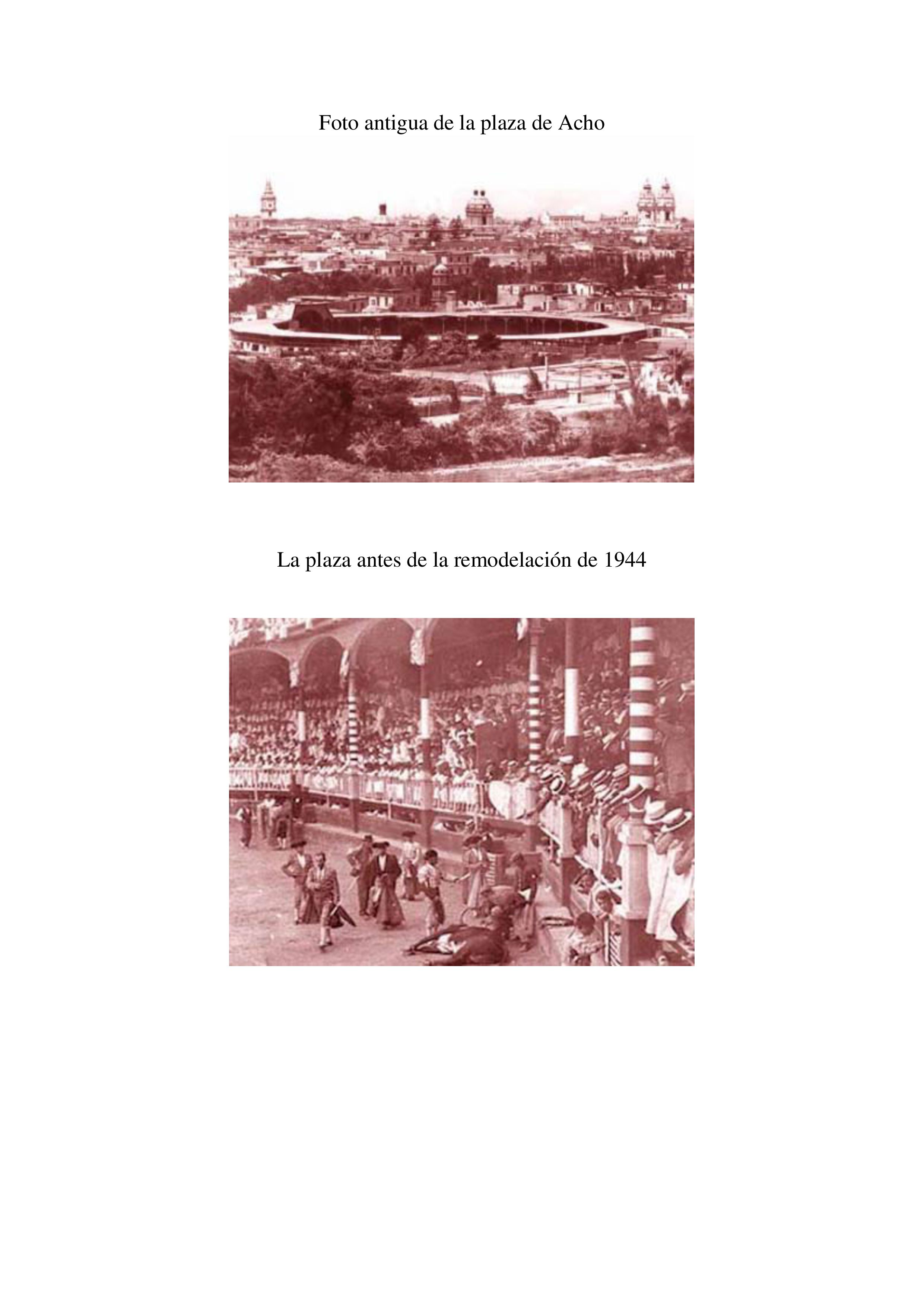 LA PLAZA DE ACHO – Para + info haz clic👆 🇪🇸 – Los Sabios del Toreo