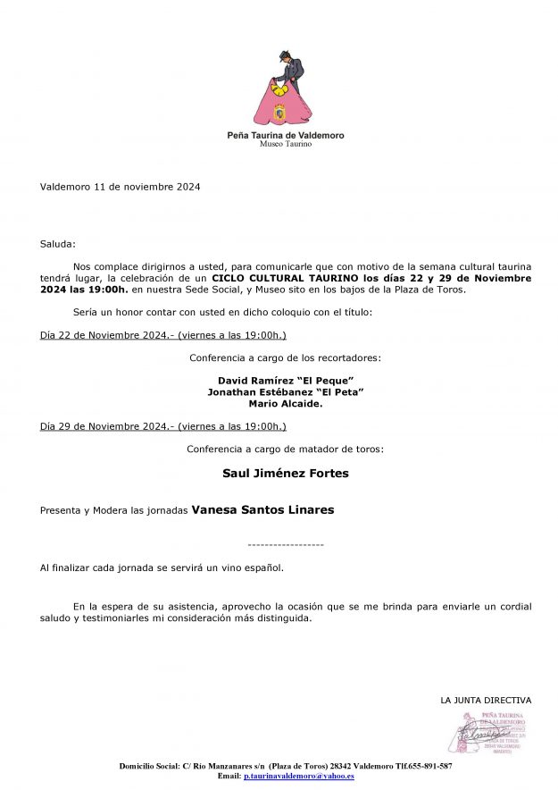 Invitacion Ciclo Cultural 2024 11_11