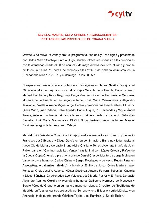 NdP. Grana y oro_8 de mayo_1